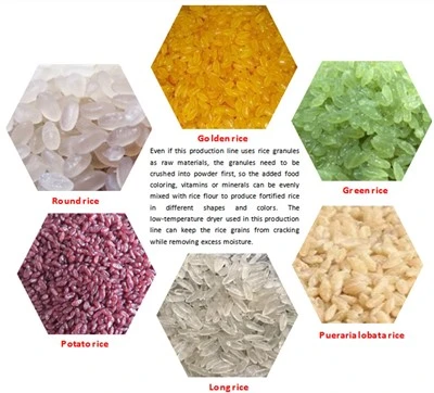 Forsterket Instant Rice Making Machine Line